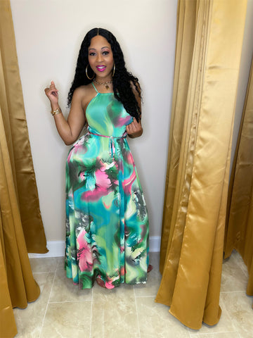 ICU Maxi Dress in white