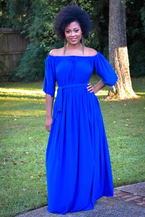 Athena in Royal Blue - Chimes Boutique
 - 2