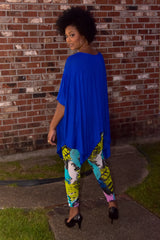 Kitna Blue Printed Leggings - Chimes Boutique
 - 4