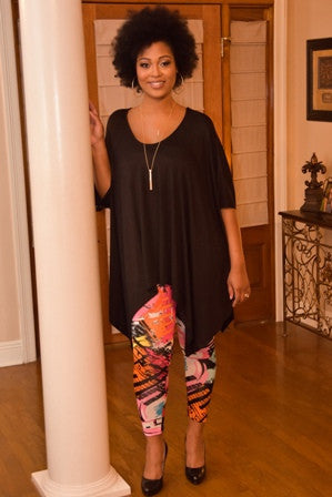 Kitna Pink Printed Leggings - Chimes Boutique
 - 2