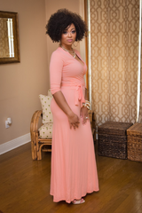 Omarosa in Peach - Chimes Boutique
 - 2