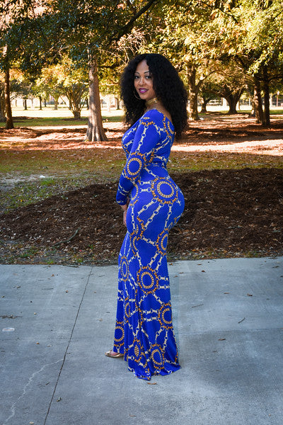Forever My Lady Maxi Dress in Blue