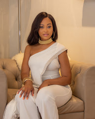 So Regal Jumpsuit in white