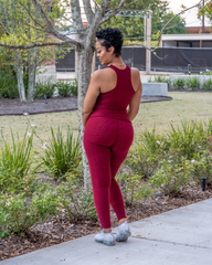 Track Star Set Burgundy