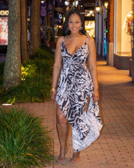 Split Decision Maxi Dress