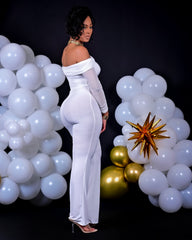 Promises Jumpsuit White