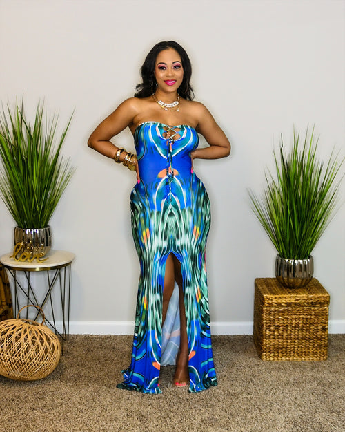 Work of Art Maxi Dress