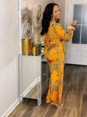Orange You Cute Jumpsuit